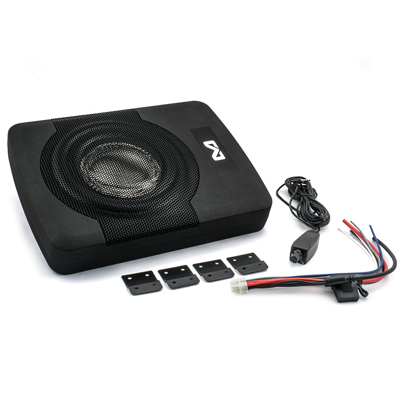 AMPIRE ACTIVE8-SL Aktiv-Subwoofer, 20cm (8'') 250/400 Watt mit "Auto Turn-On" 