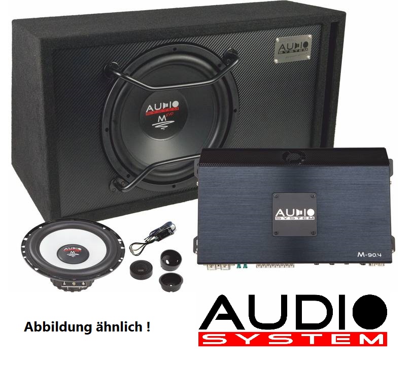 Audio System M SERIES EVO Komplett-Set M100 EVO : Verstärker + Subwoofer 12" + Lautsprecher