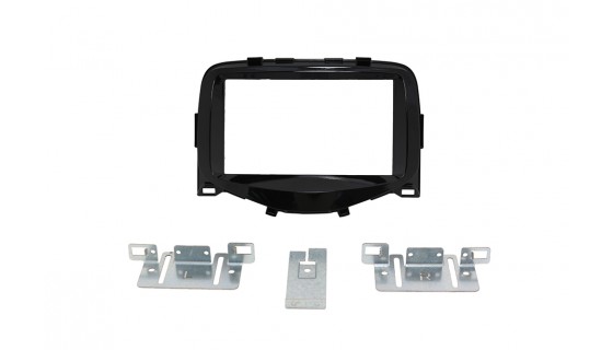 RTA 002.289P0-0 Double DIN Senior bezel , black Citroen C1 / Peugeot 108 / Toyota Aygo 14 >