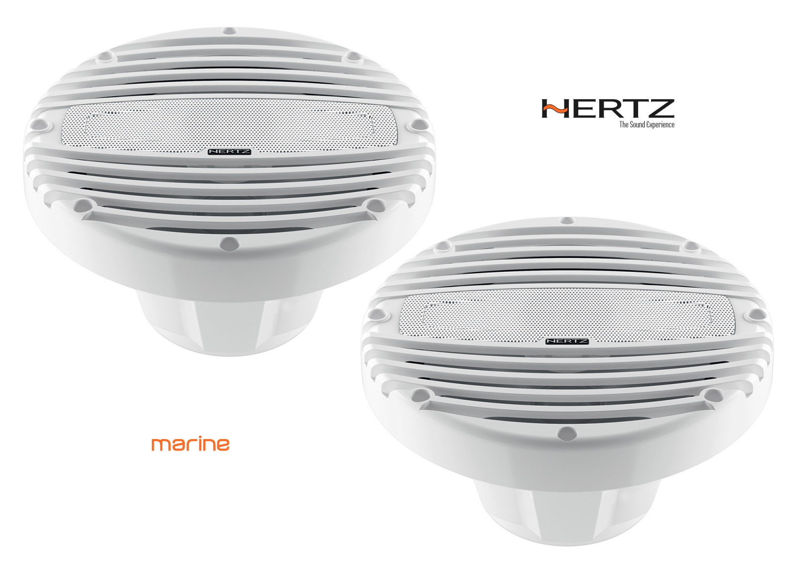 Hertz HMX 8-TW MARINE KOAX SET Boote Marine Outdoor Lautsprecher 20 cm 1 Paar weiss