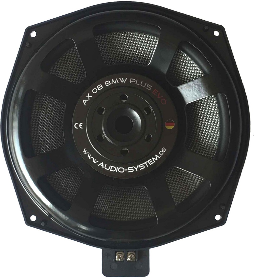 Audio System AX 08 BMW PLUS EVO Subwoofer 20cm BMW E und F BMW Modelle 1 Paar  