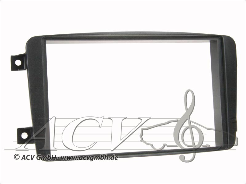 Doppel DIN Rubber Touch Mercedes C-Klasse / CLK Doppel DIN Rubber Touch Mercedes C-Klasse / CLK