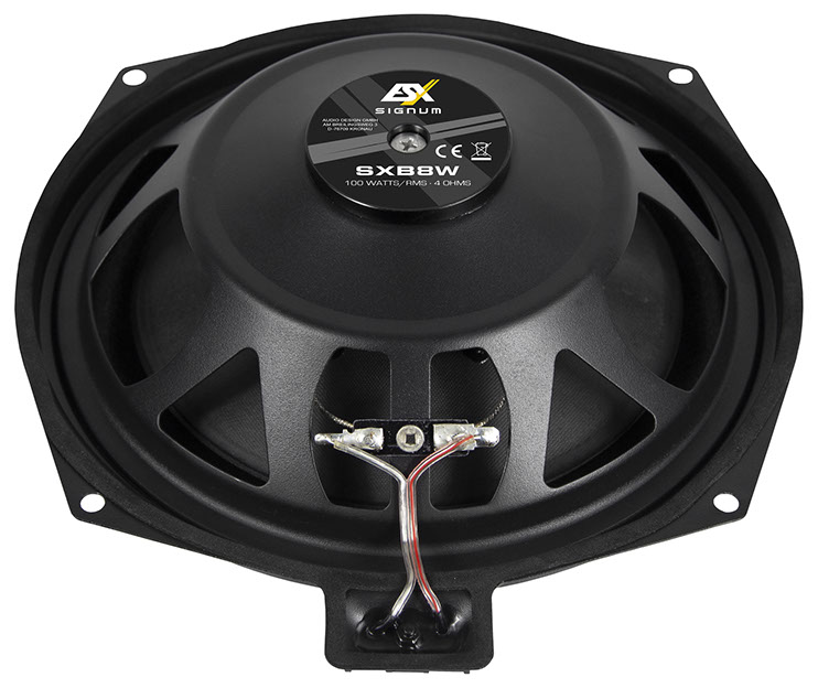 ESX SXB-8W 20 cm (8”) Subwoofer für BMW Fahrzeuge BMW E/F/G MINI R/F Modelle - 1 Paar