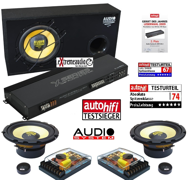 Audio System X--ION SERIES Set X-ION 12 + XION 160.4 + X-ION 165