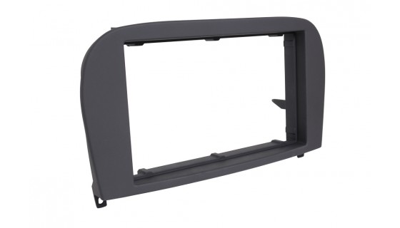 RTA 002.073S2-0 Double DIN cadre de montage RUBBER TOUCH , noir, Mercedes SL R230 06-11