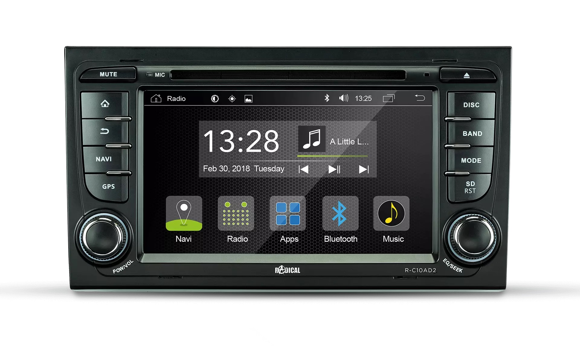 RADICAL R-C11AD2 Audi A4 Infotainment Android 9.0 2 DIN utoradio für Audi A4