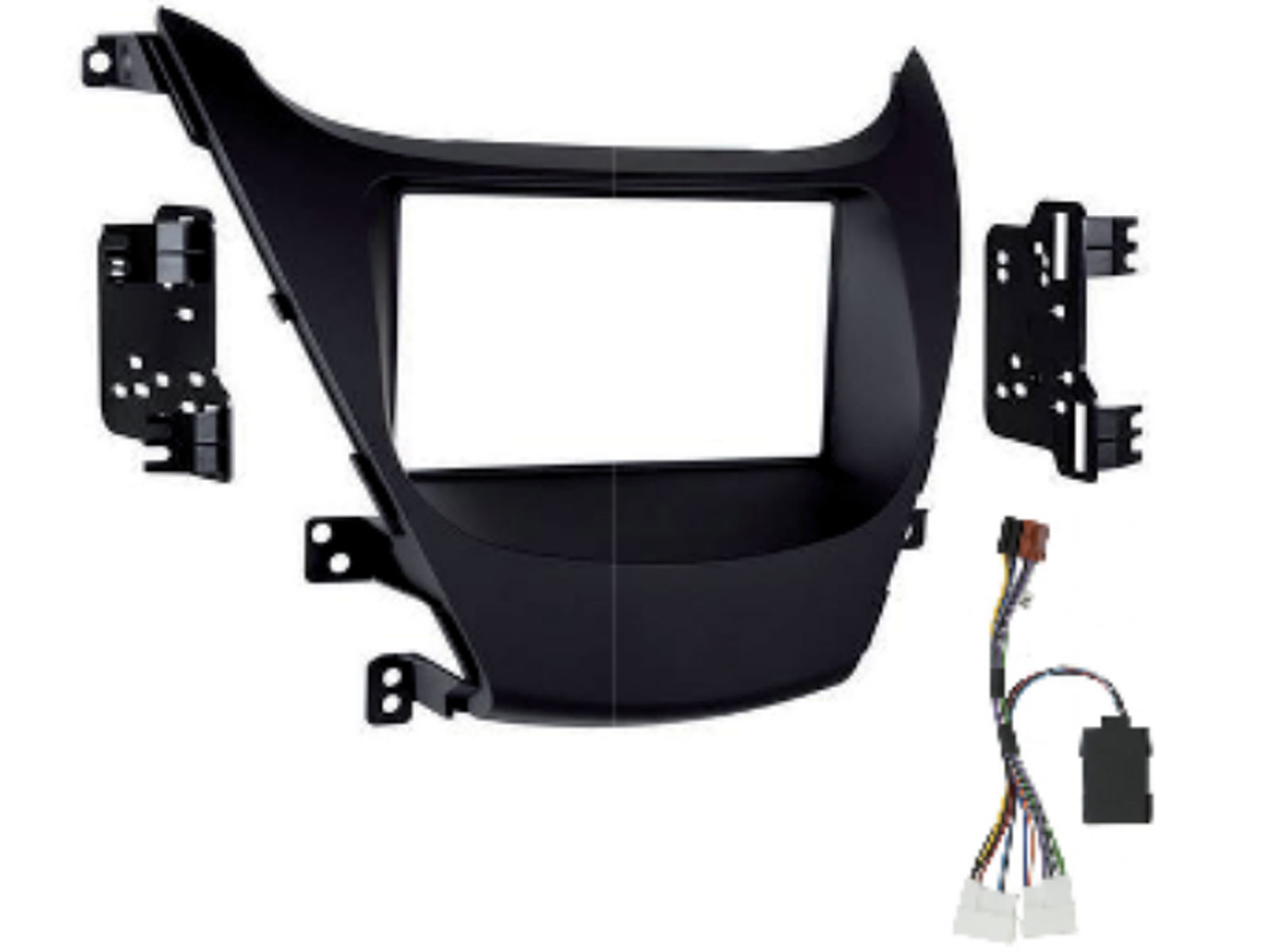 Alpine KIT-7ELA 2-DIN Einbauset Installations-Set kompatibel mit Hyundai Elantra Radioblende + Lenkradinterface