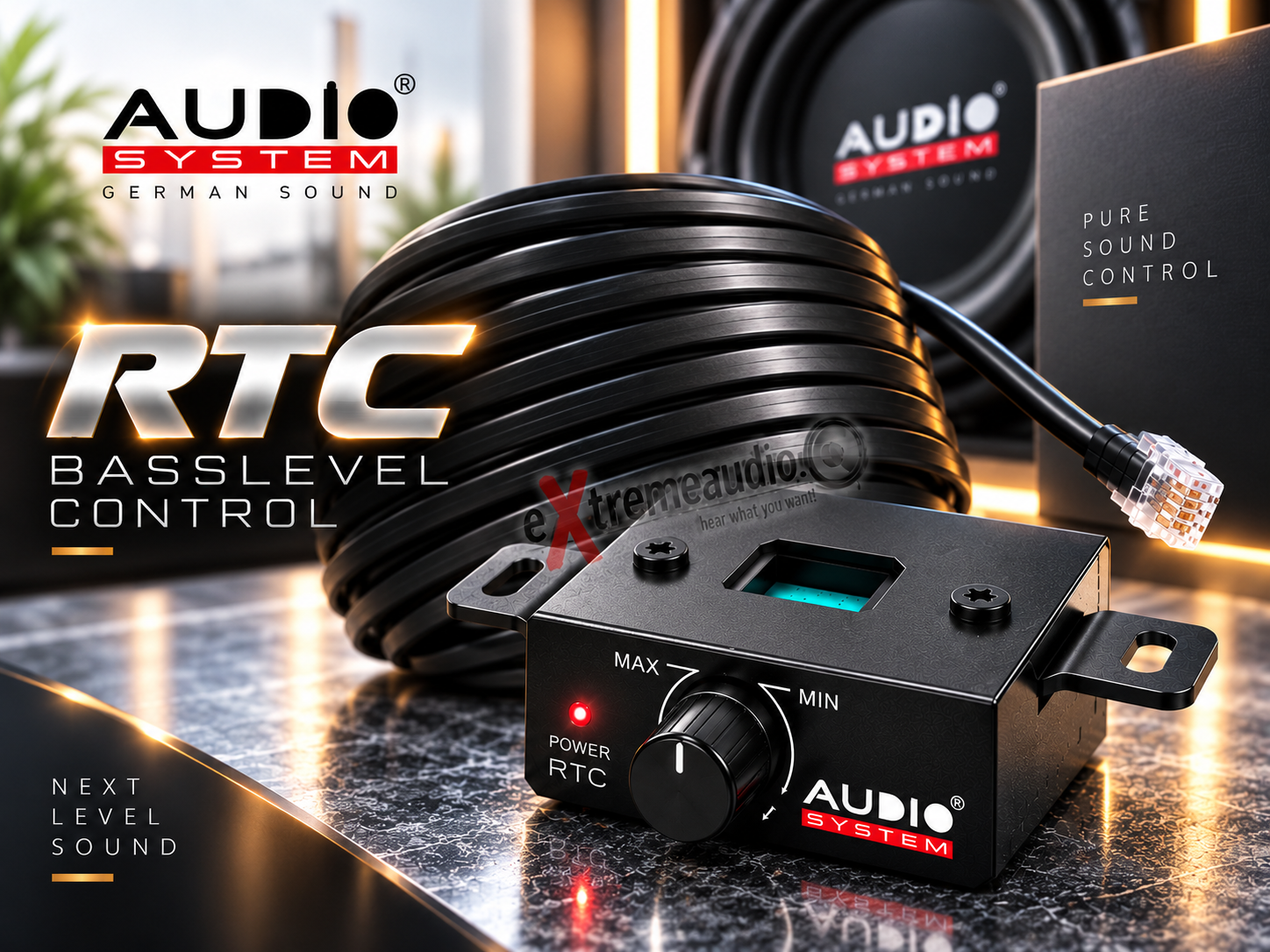 Audio System RTC Series Remote Control Kabel Fernbedienung Audio System Verstärker