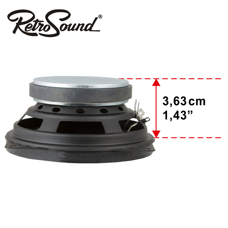 RETROSOUND S-42 Lautsprecher 10cm/4.5" (Paar) Koax Spealer 100mm 1 Paar