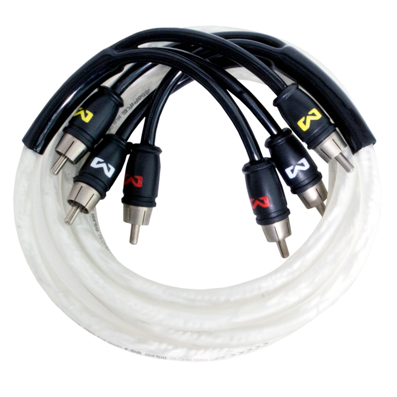 AMPIRE XAV100 AV-Kabel 100cm, 3-Kanal Audio/Video-Cinchkabel X-Link Serie 