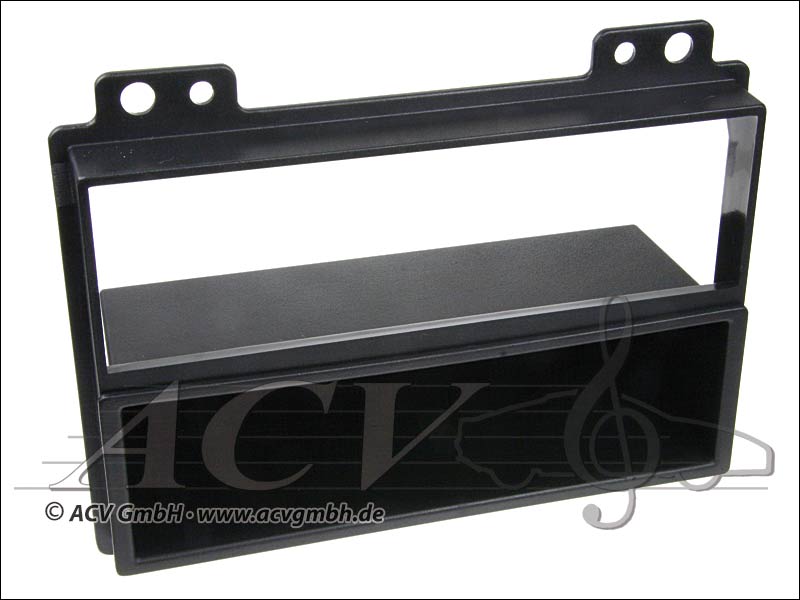 Radio panel rubber touch Ford Fiesta / Fusion black 