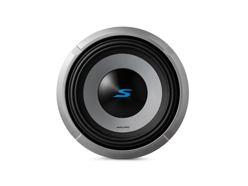 Alpine S2-W10D2 Subwoofer 25cm (10”) 2 Ohm Doppelschwingspule, 1800 Watt Woofer (10-Zoll)