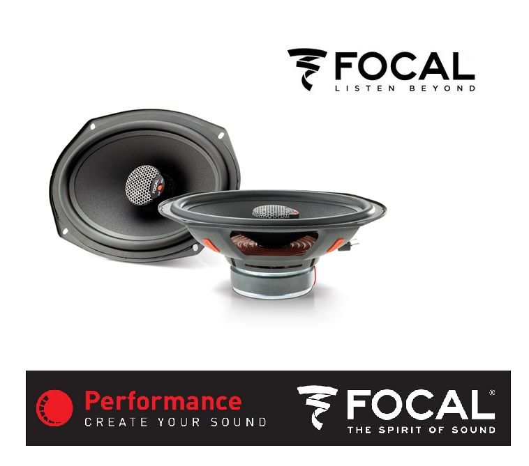 Focal ICU690 UNIVERSAL Lautsprecher 2-Wege Koax oval 6x9 Lautsprecher Set 160 Watt - 1 Paar