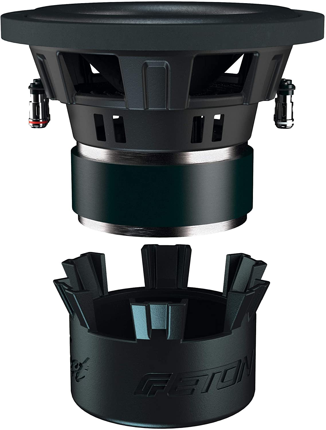ETON PW8-400BR PW Subwoofer 20 cm in BR-Gehäuse 8 Zoll Woofer, Bass Box fürs Auto 400 Watt