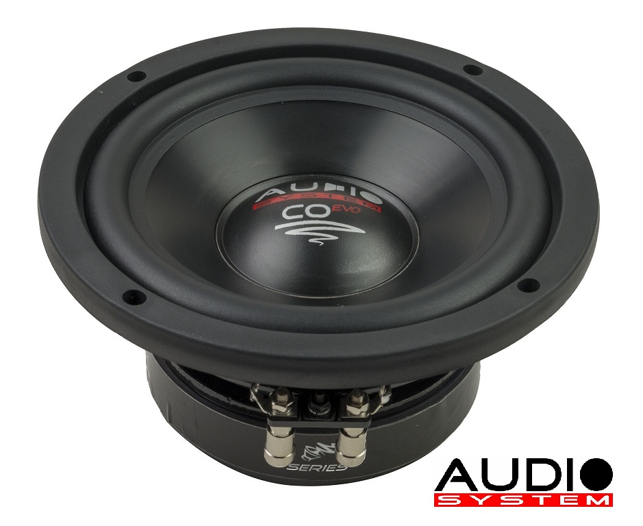 Audio System CO 06 DC CO-SERIES 165 mm HIGH EFFICIENT WOOFER Subwoofer 16,5cm 150 Watt RMS Doppel-Schwingspulen-Subwoofer 