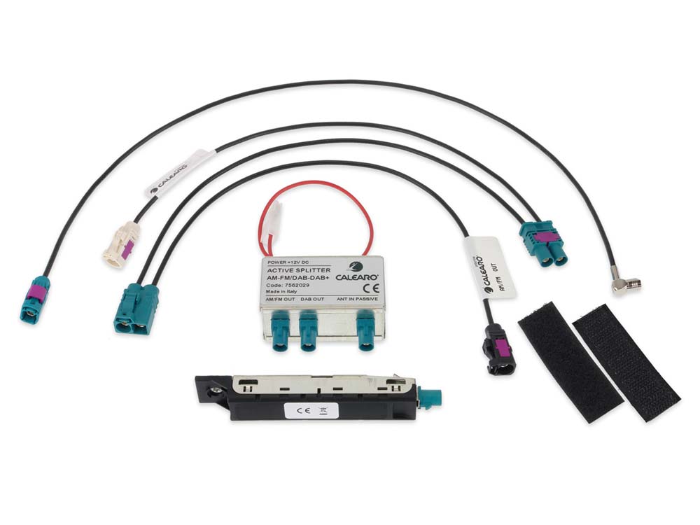 Alpine KAE-DAB1G6 Aktiver DAB+ Antennensplitter für Volkswagen VW Golf VI, Skoda Octavia 3 u.w.  DAB+ Radio Empfänger