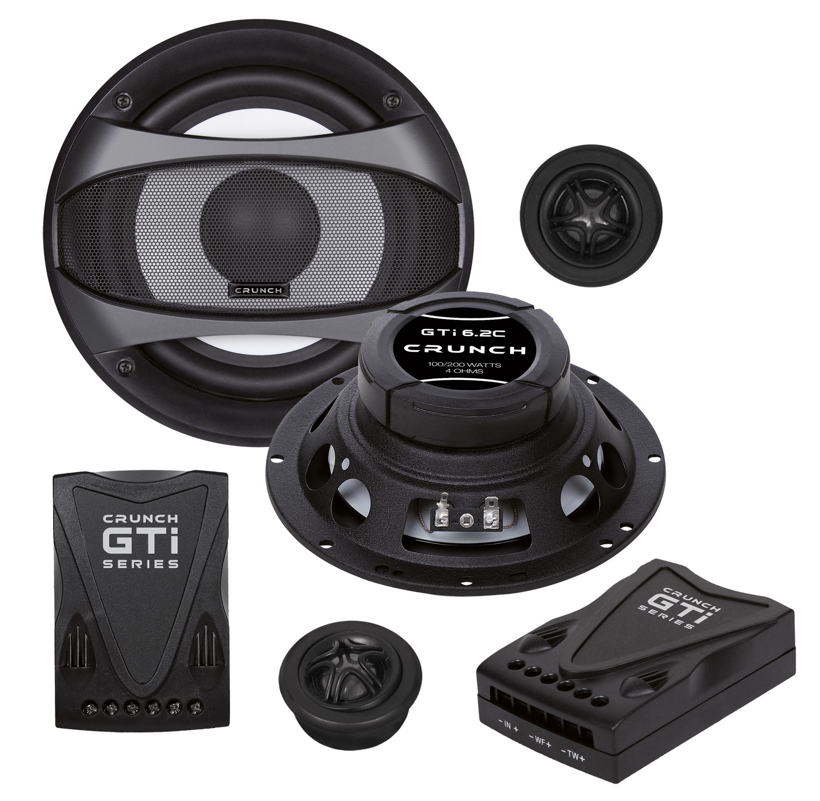 Crunch GTi6.2C 16,5 cm Component System 200 Watt