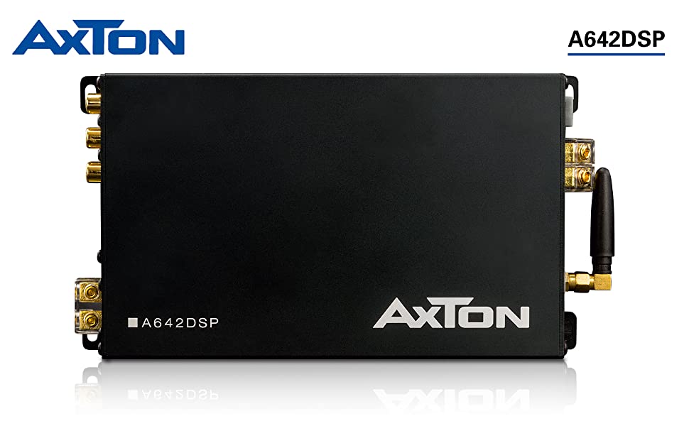 AXTON A642DSP 5-Kanal Plug & Play DSP Verstärker mit Plug & Play Adapter für Ihr Auto Alfa, Audi, BMW, Citroen, Dacia, Fiat, Ford, Honda, Hyundai, Kia, Mazda, Mercedes, Mini, Mitsubishi, Nissan,   Opel, Peugeot, Renault, Seat, Skoda, Toyota, VW usw.  