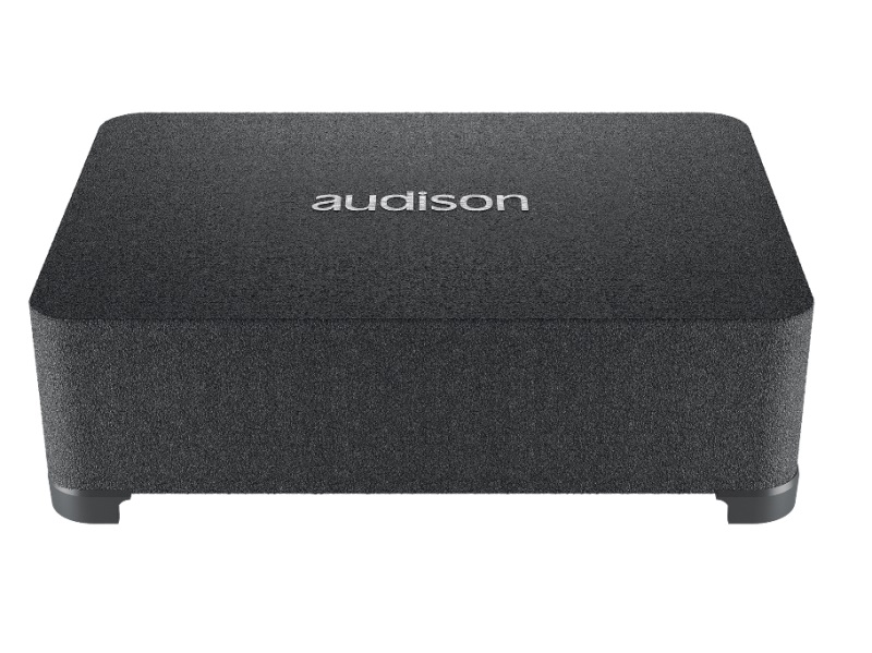 Audison APBX 10 DS - SUB BOX SEALED 250mm 4+4Ohm 25 cm Subwoofer im geschlossenen Gehäuse , 400 WRMS., 2 x 4 Ohm