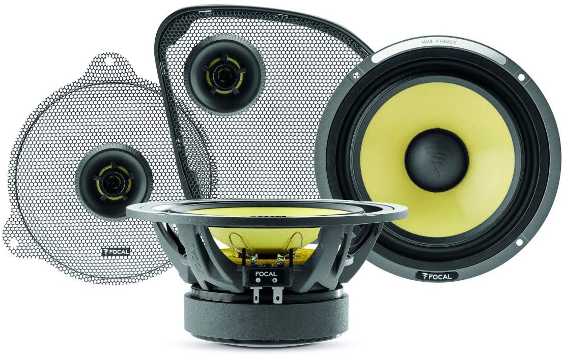 FOCAL HDK-165-2014-UP 16,5 cm (6.5") 2-Wege Kompo Lautsprecher Set 250 Watt kompatibel mit Harley Davidson Motorrad Road Glide, Street Glide, Electra Glide, Cvo limited -- FOCAL ISHD165K2