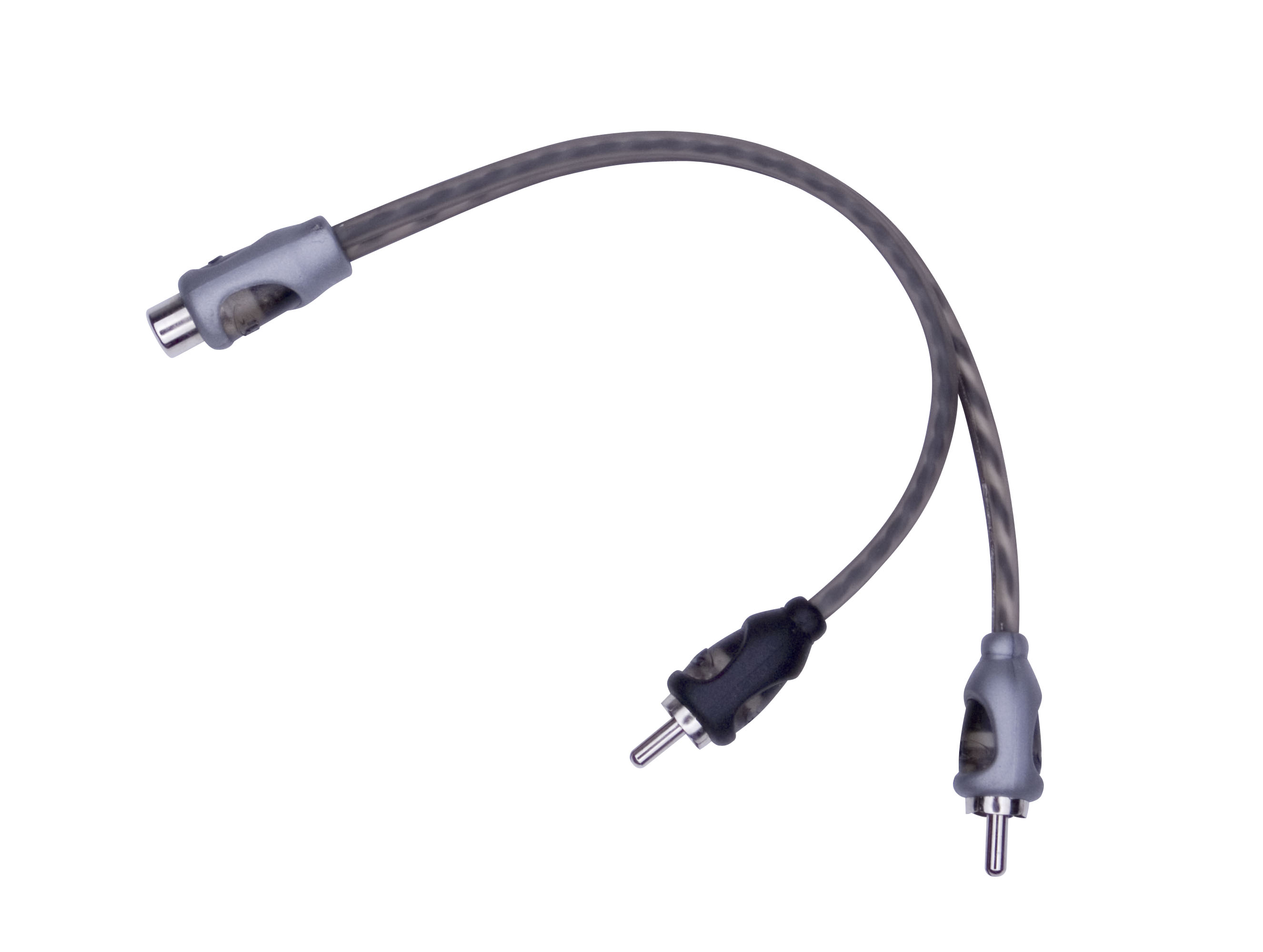 Rockford Fosgate RFIY-1F doppelt abgeschirmtes Kupfer (OFC) Y-Cinch Kabel 1F/2M Y-Adapter