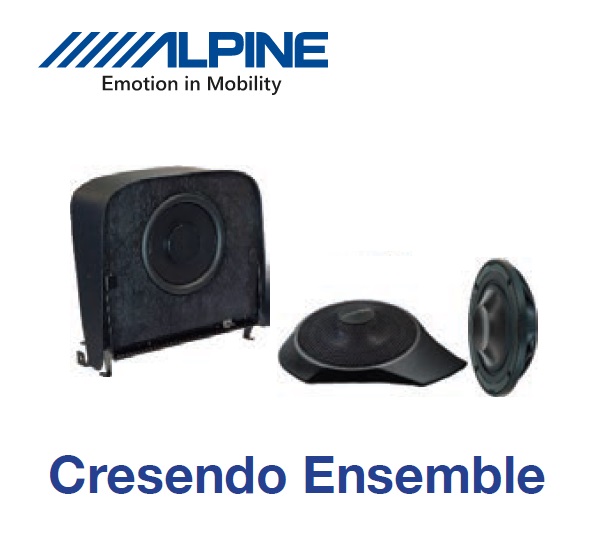 Alpine Cresendo Ensemble Soundpaket kompatibel mit Fiat Ducato (250, 290), Peugeot Boxer 250 und Citroen Jumper 250 