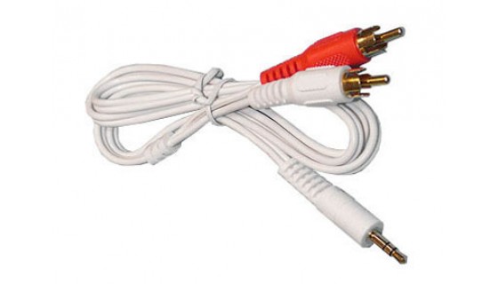 RTA 005.050-3 Câble audio , stéréo de 3,5 mm à 2 x RCA prise l = 150cm