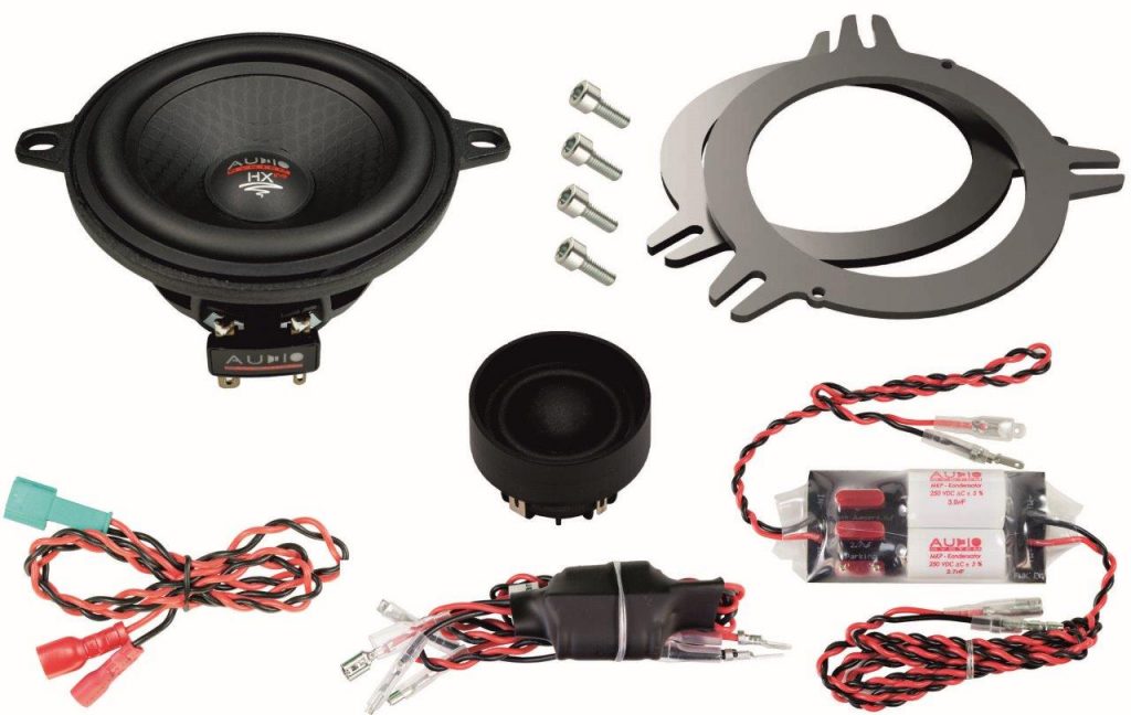 Audio System HXFIT 80 BMW UNI EVO 3 Lautsprecher kompatibel mit BMW E, F und D Modelle Front und Heck