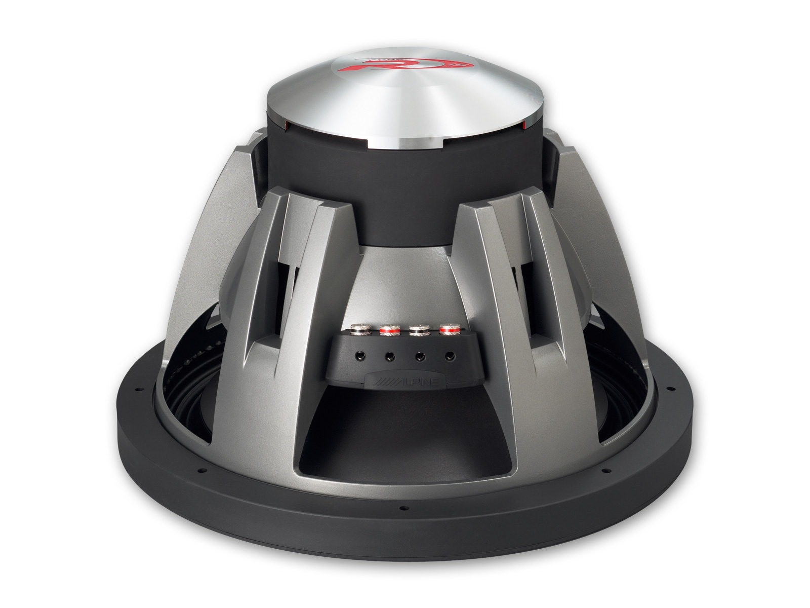 Alpine SWR-1542D 38 cm (15-Zoll) Subwoofer (4Ohm+4Ohm) 2000 Watt