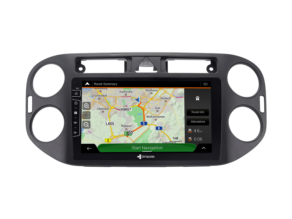 Dynavin D8-83B FLEX Navigation Autoradio kompatibel mit VOLKSWAGEN VW Tiguan 2007-2017, VW Golf 5 Plus