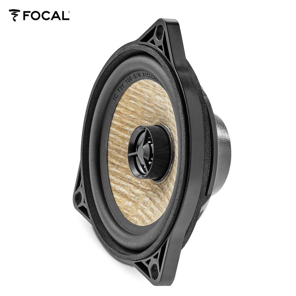 Focal IC-T3Y-100 10 cm (4") 2-Wege Koaxial Lautsprecher Set kompatibel mit Tesla Model 3 Standard, Sr+, Premium Lr Mr, Model Y Standard Sr, Y Premium Lr für Türen hinten
