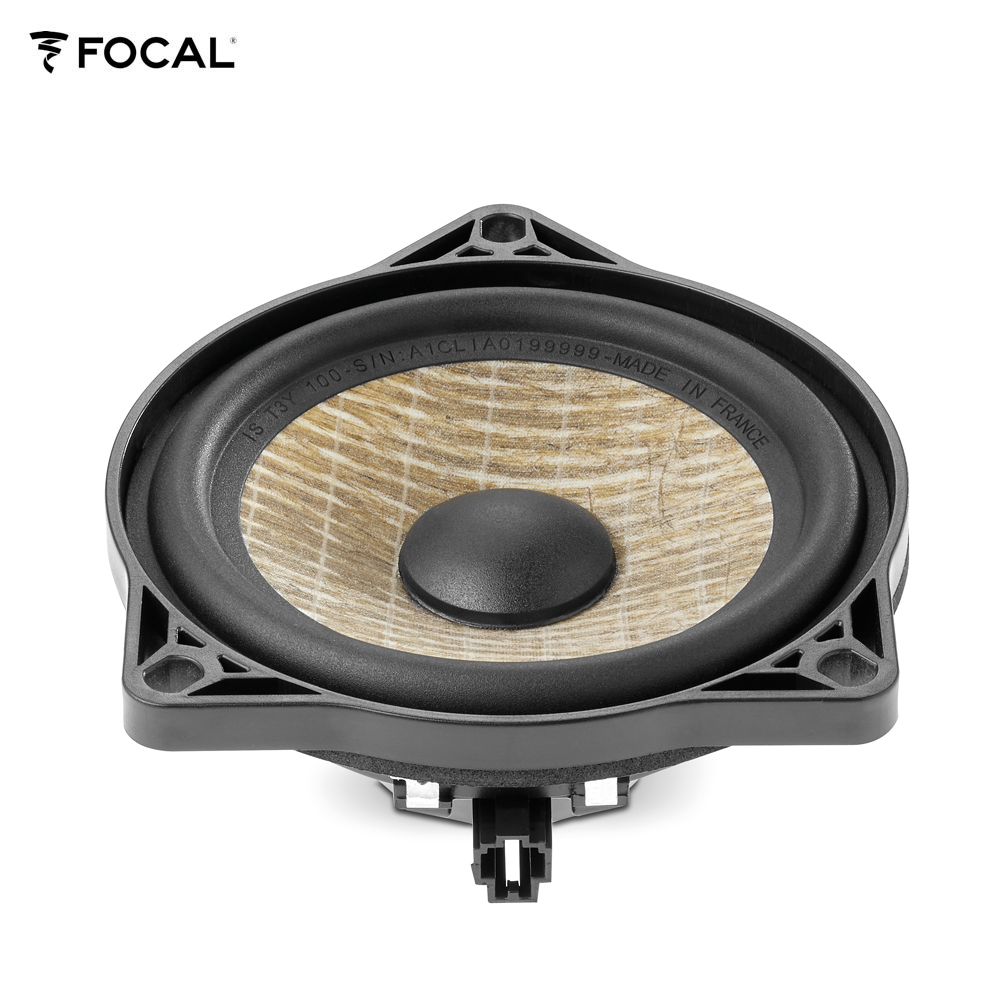 Focal IS-T3Y-100 10 cm (4") 2-Wege Kompo Lautsprecher Set kompatibel mit Tesla  Model 3 Standard, Sr+, Premium Lr Mr, Model Y Standard Sr, Y Premium Lr für Türen vorne