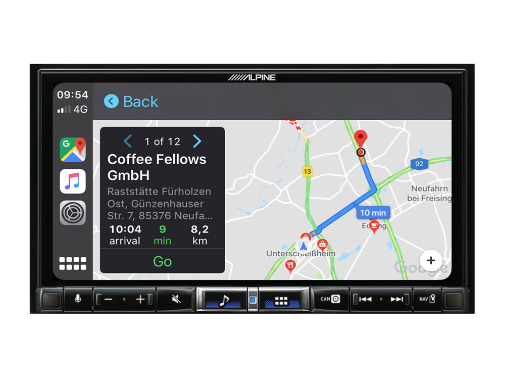 Alpine iLX-705D 2-DIN-Autoradio und Digital Media Station mit 7-Zoll-Touchscreen, DAB+, Apple CarPlay und Android Auto