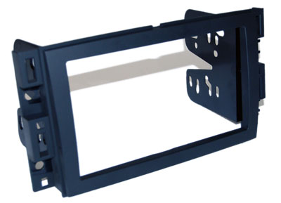 RTA 002.485-0 Double DIN mounting frame black ABS