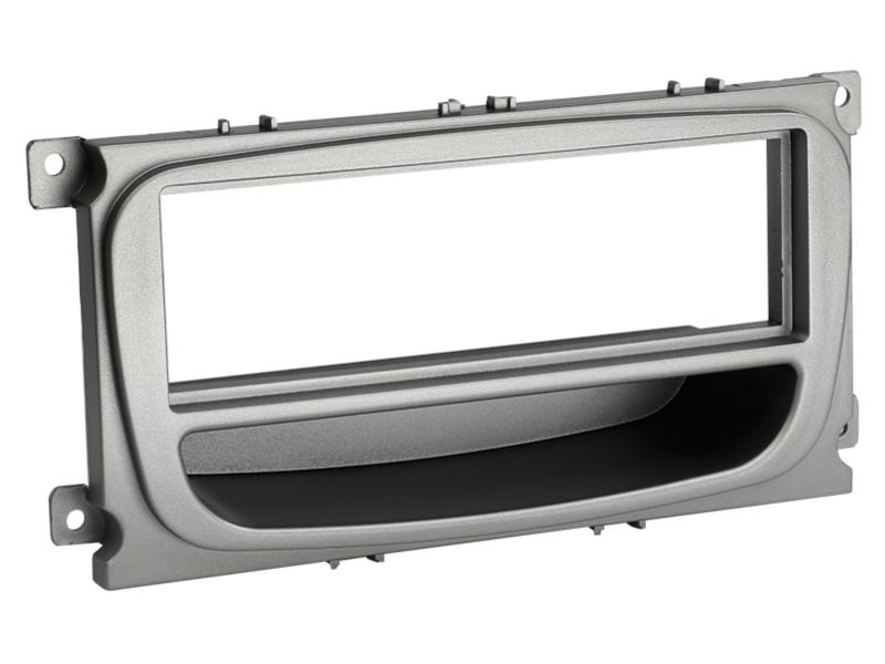 ACV 281114-37 1 - DIN Piastra plancia con tasca Ford argento