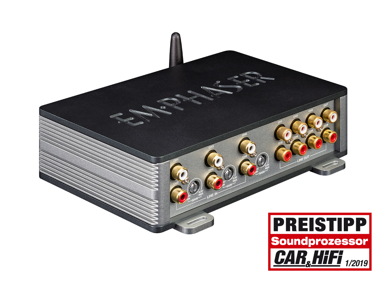 EMPHASER EA-D8 8 Kanal DSP Vorverstärker mit Bluetooth Audiostreaming B-Ware