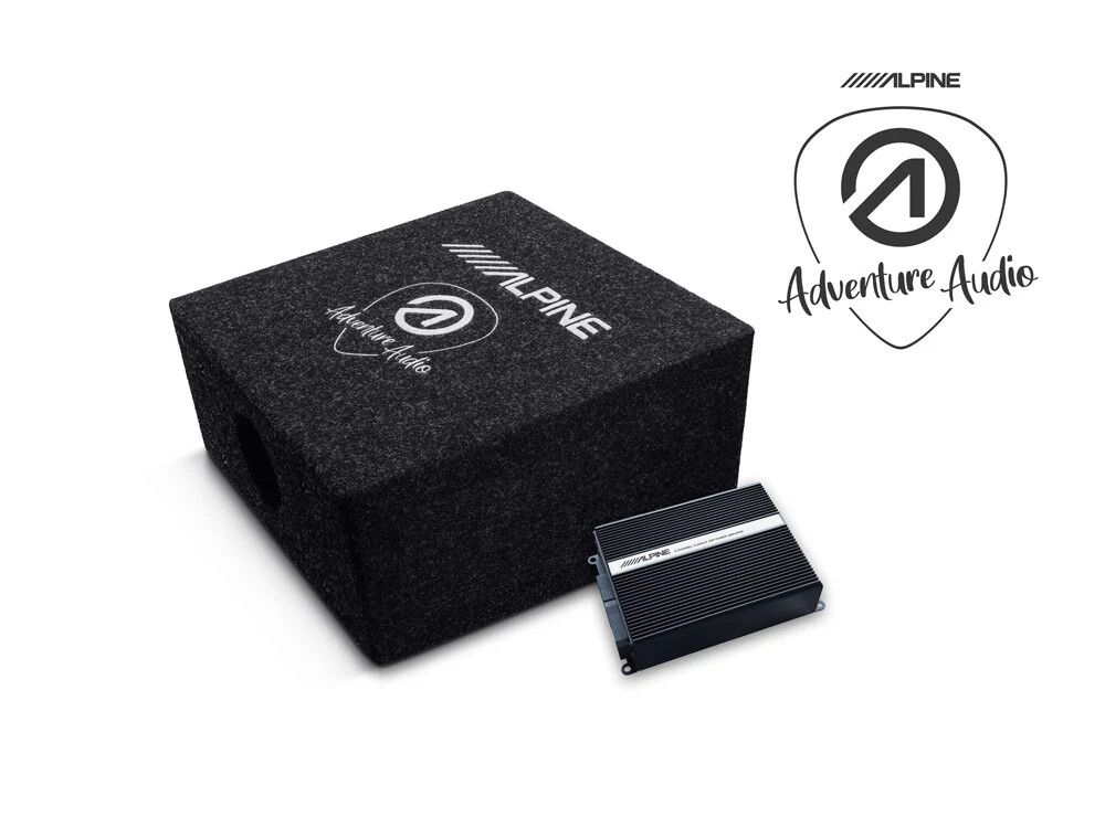   Alpine SPC-W84ACRA2-2 Subwoofer mit 6-Kanal-DSP-Verstärker kompatibel mit VW Volkswagen Crafter 2 / Grand California und MAN TGE