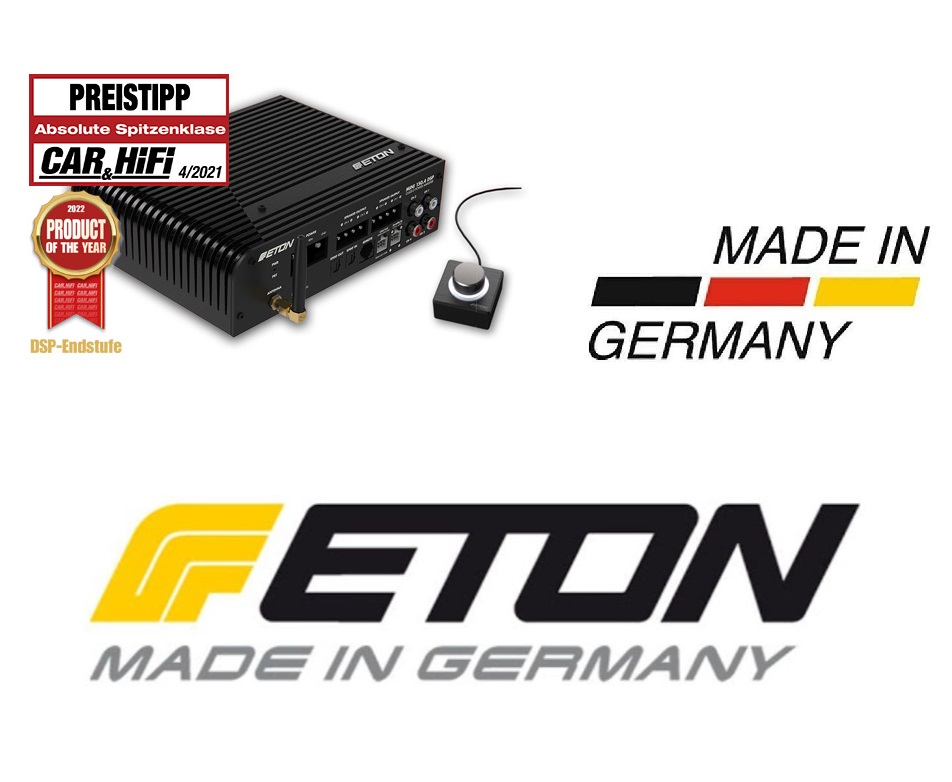 ETON MINI150.4DSP 4-Kanal Amplifier 4 x 155 Watt Digitaler Sound Prozessor DSP