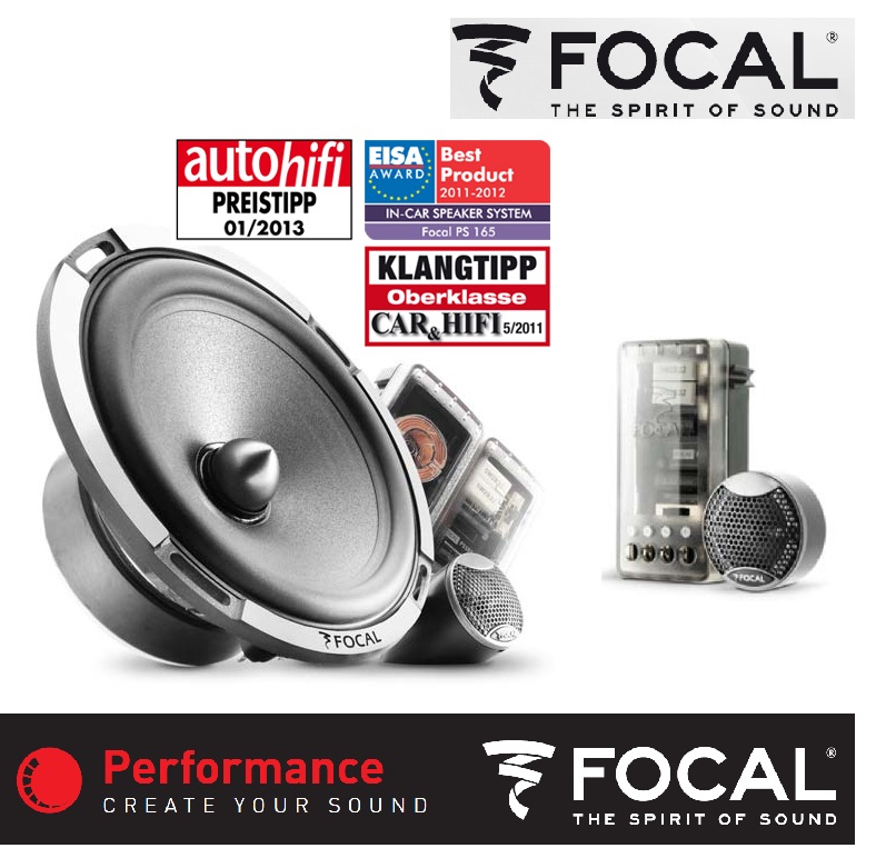 Focal PS165 Performance Expert 16,5cm 2 Wege Komponenten Lautsprechersystem Set 120 Watt