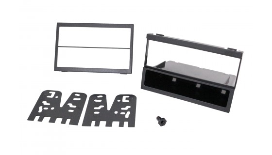 RTA 002.374S1-0 Double DIN mounting frame , black Mazda Multi Kit 95 > 06