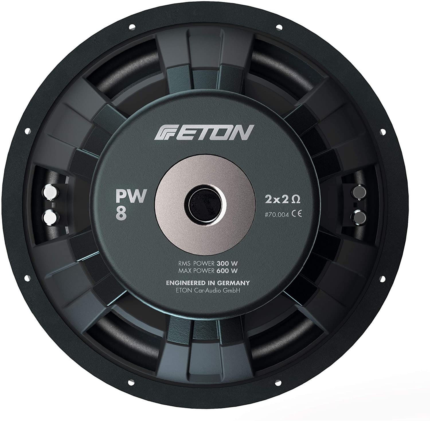 ETON PW8-400BR PW Subwoofer 20 cm in BR-Gehäuse 8 Zoll Woofer, Bass Box fürs Auto 400 Watt
