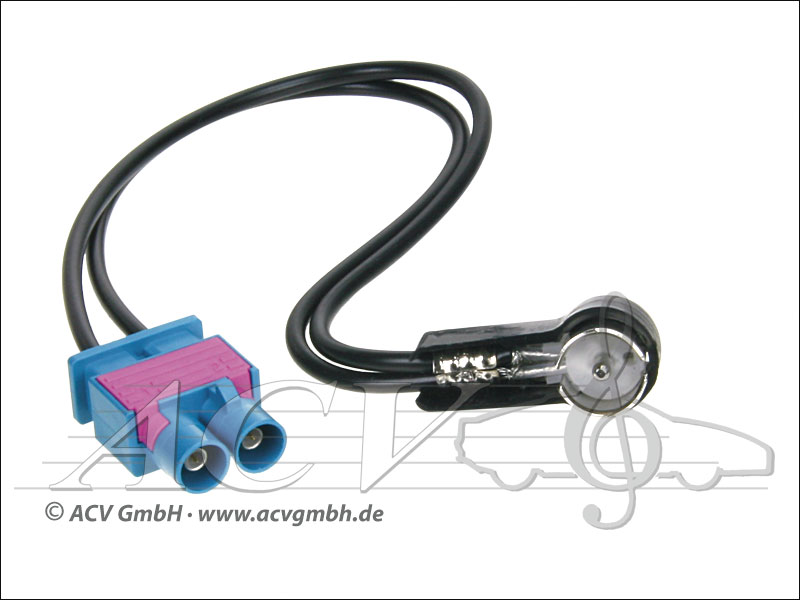 ACV 1524-10 Audi / VW Doppel-FAKRA (m) auf ISO-Stecker (m)