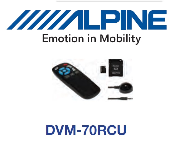Alpine DVM-70RCU Drive Recorder Set für HCS-T100     