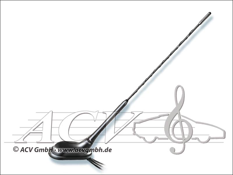 ACV 15.7680210 "Triplex" antenna for the radio, GSM & GPS 