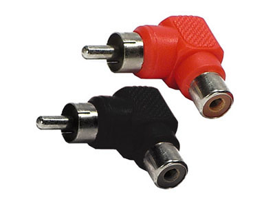 RTA 352.033-0 Fiche RCA angle de 90 ° à 1 x Couleur Femme