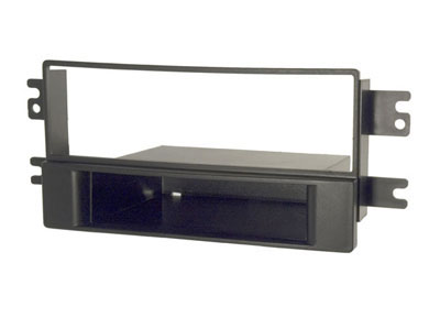 RTA 000.408-0 1 - DIN mounting frame, black ABS