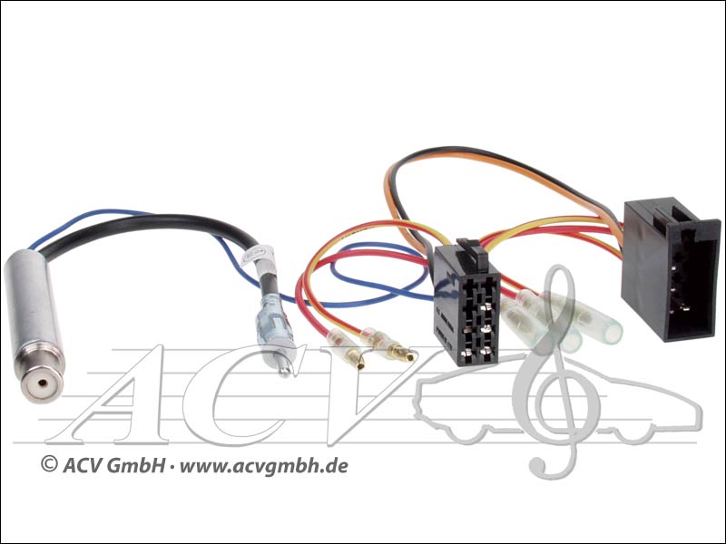 ACV 1321-46 Audi / Seat / Skoda / VW DIN-Antennenadapter