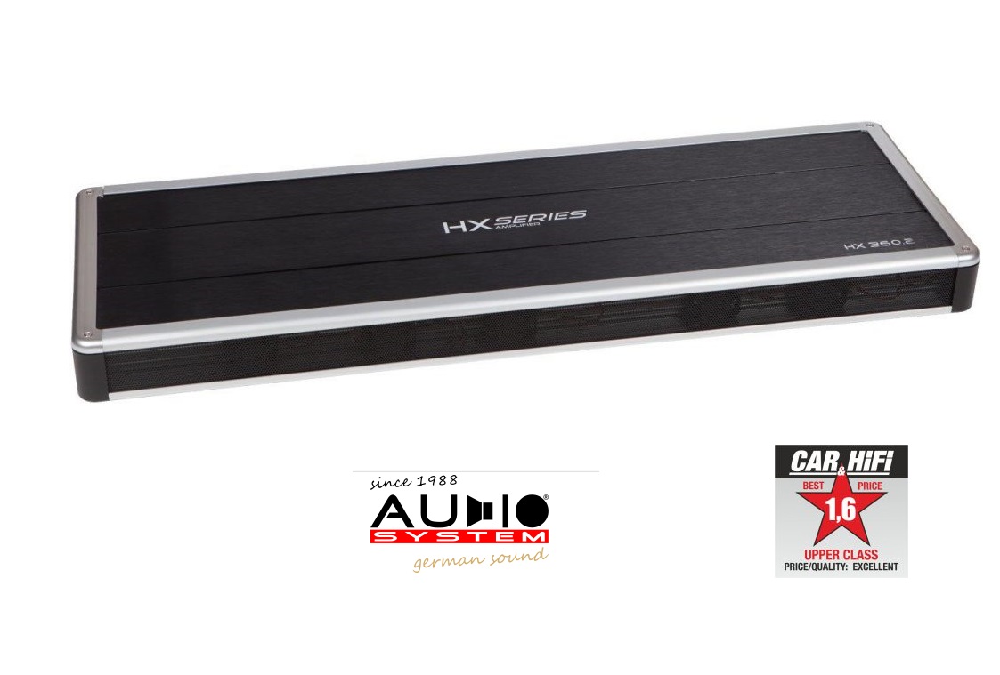 Audio System HX360.2 HX-Series 2-Kanal High End HX 360.2 Hochleistungsverstärker 3000 Watt RMS