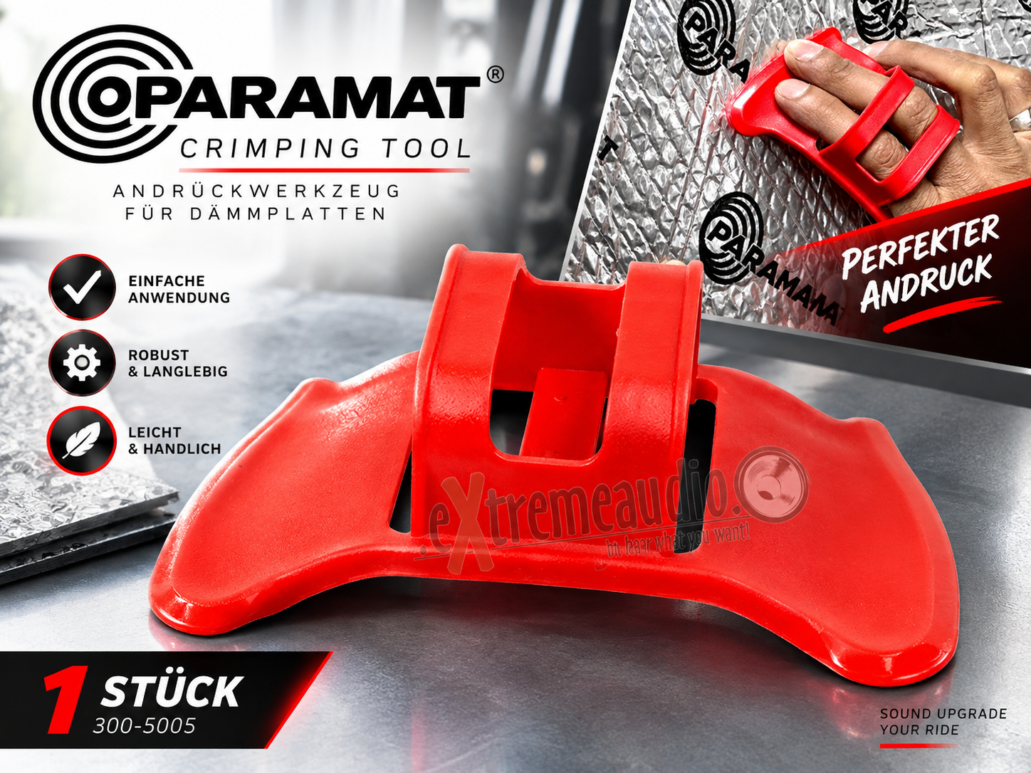 Paramat Crimping Tool Andrückwerkzeug Dämmplatten 1 Stück 300-5005