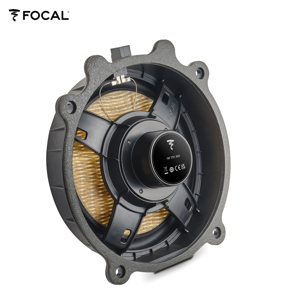 FOCAL IW-T3Y-200 INSIDE Basslautsprecher Woofer kompatibel mit TESLA Model 3 Standard, Sr+, Premium Lr Mr, Model Y Standard Sr, Y Premium Lr für Türen vorne